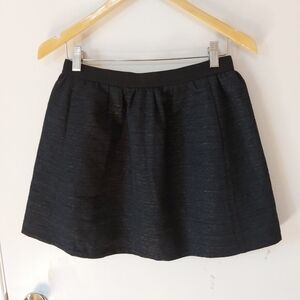 Aritzia Wilfred Metallic Mini Skirt With Pockets